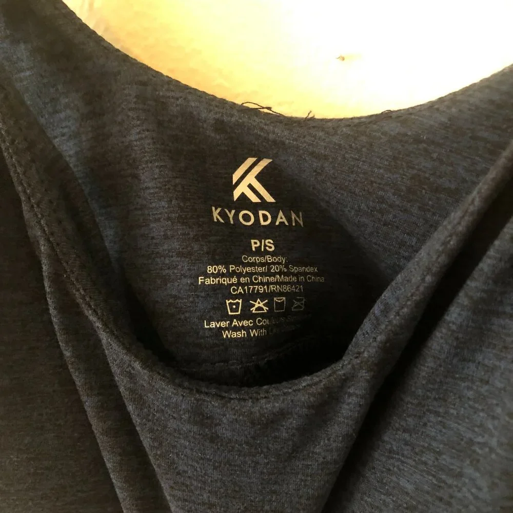 🌞 4/$20 Deal! 🌞 Kyodan Active Sports Bra Dark Blue Navy P/S Petite Small - Picture 4 of 5